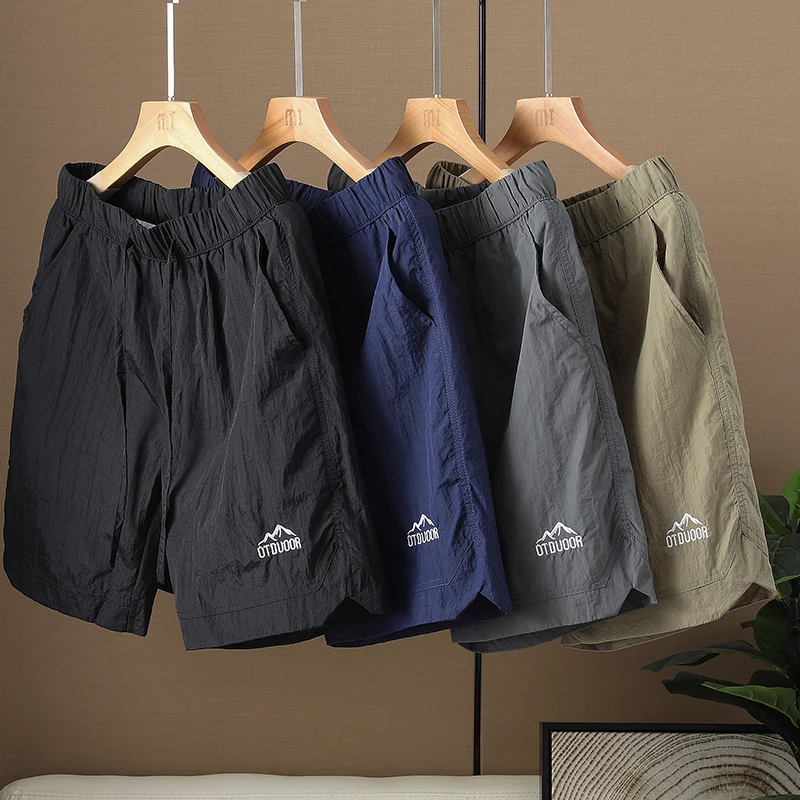 Brand Clothing Summer Thin Men's Outdoor Quick Dry Hiking Shorts Elastic Waist Drawstring Cargo Casual Short Khaki Grey Blue
Brand Clothing Summer Thin Men's Outdoor Quick Dry Hiking Shorts Elastic Waist Drawstring Cargo Casual Short Khaki Grey Blue