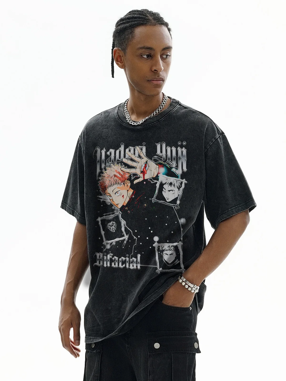 Jujutsu Kaisen Men's Cotton Tshirts Hot Anime Prited Tops Mens Short Sleeve Fashion Cotton High-quality Tee Men Clothes
Jujutsu Kaisen Men's Cotton Tshirts Hot Anime Prited Tops Mens Short Sleeve Fashion Cotton High-quality Tee Men Clothes