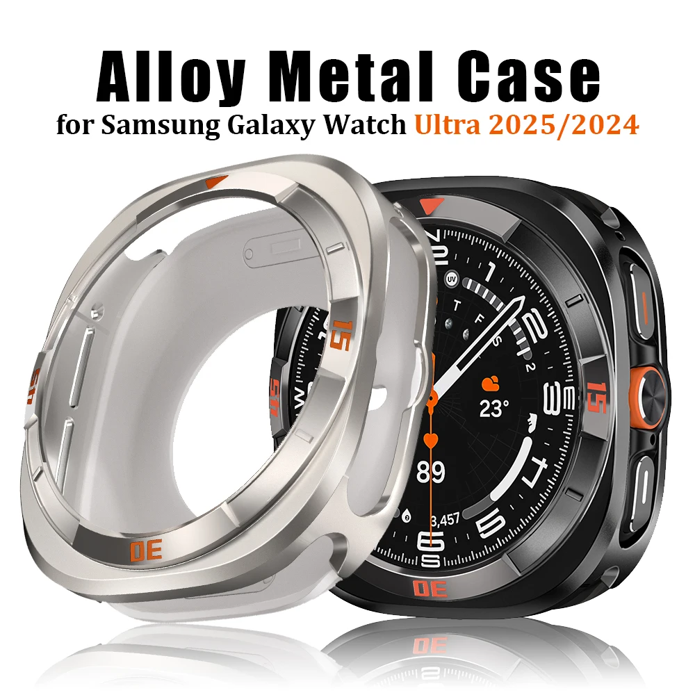 Металлический корпус из сплава для Samsung Galaxy Watch Ultra 2025 47 мм, защитный чехол-бампер для Galaxy Watch Ultra 2024, аксессуары 47 мм
Металлический корпус из сплава для Samsung Galaxy Watch Ultra 2025 47 мм, защитный чехол-бампер для Galaxy Watch Ultra 2024, аксессуары 47 мм