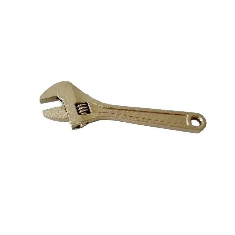 Non Sparking Tools Aluminium Bronze Adjustable Wrench 8" Suitable for Various Fields
Non Sparking Tools Aluminium Bronze Adjustable Wrench 8" Suitable for Various Fields