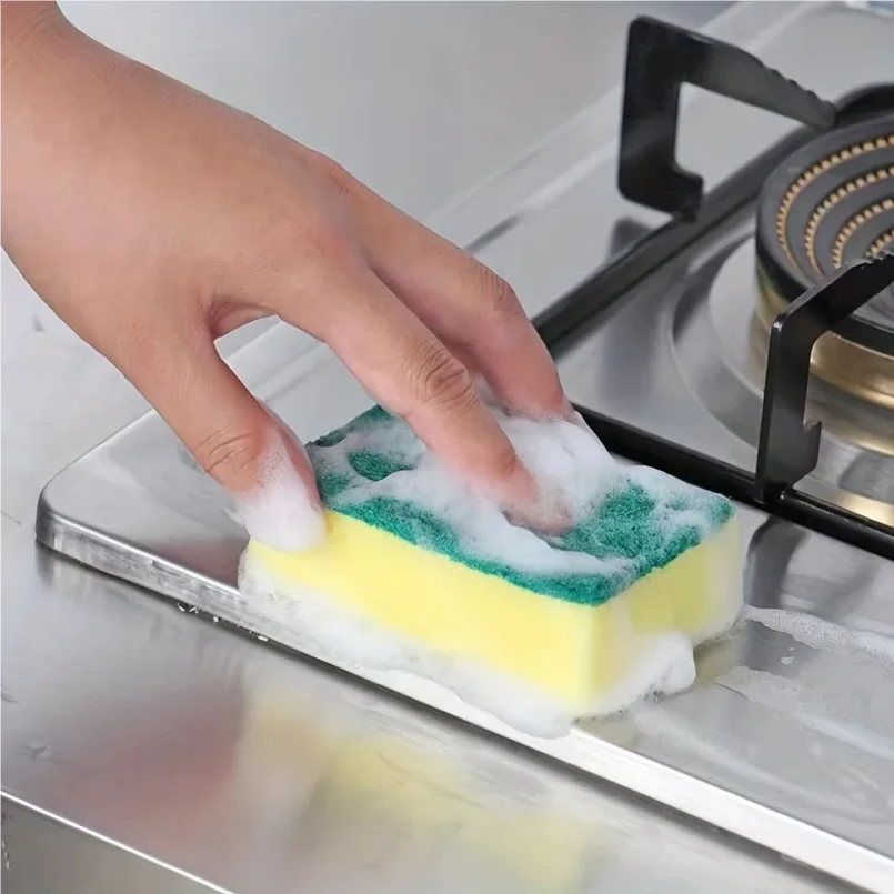 Scouring Pad Double Sided Scrub Bowl Pot Cleaning Sponge Dish Washing Kitchen Tools Home Clean Supplies
Scouring Pad Double Sided Scrub Bowl Pot Cleaning Sponge Dish Washing Kitchen Tools Home Clean Supplies