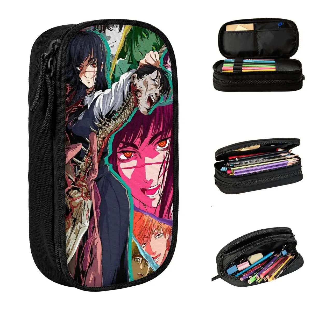 Fashion Yoru Chainsaw Man Reze Pencil Cases Asa Mitaka Pencilcases Pen Holder for Student Bag School Supplies Zipper Stationery
Fashion Yoru Chainsaw Man Reze Pencil Cases Asa Mitaka Pencilcases Pen Holder for Student Bag School Supplies Zipper Stationery