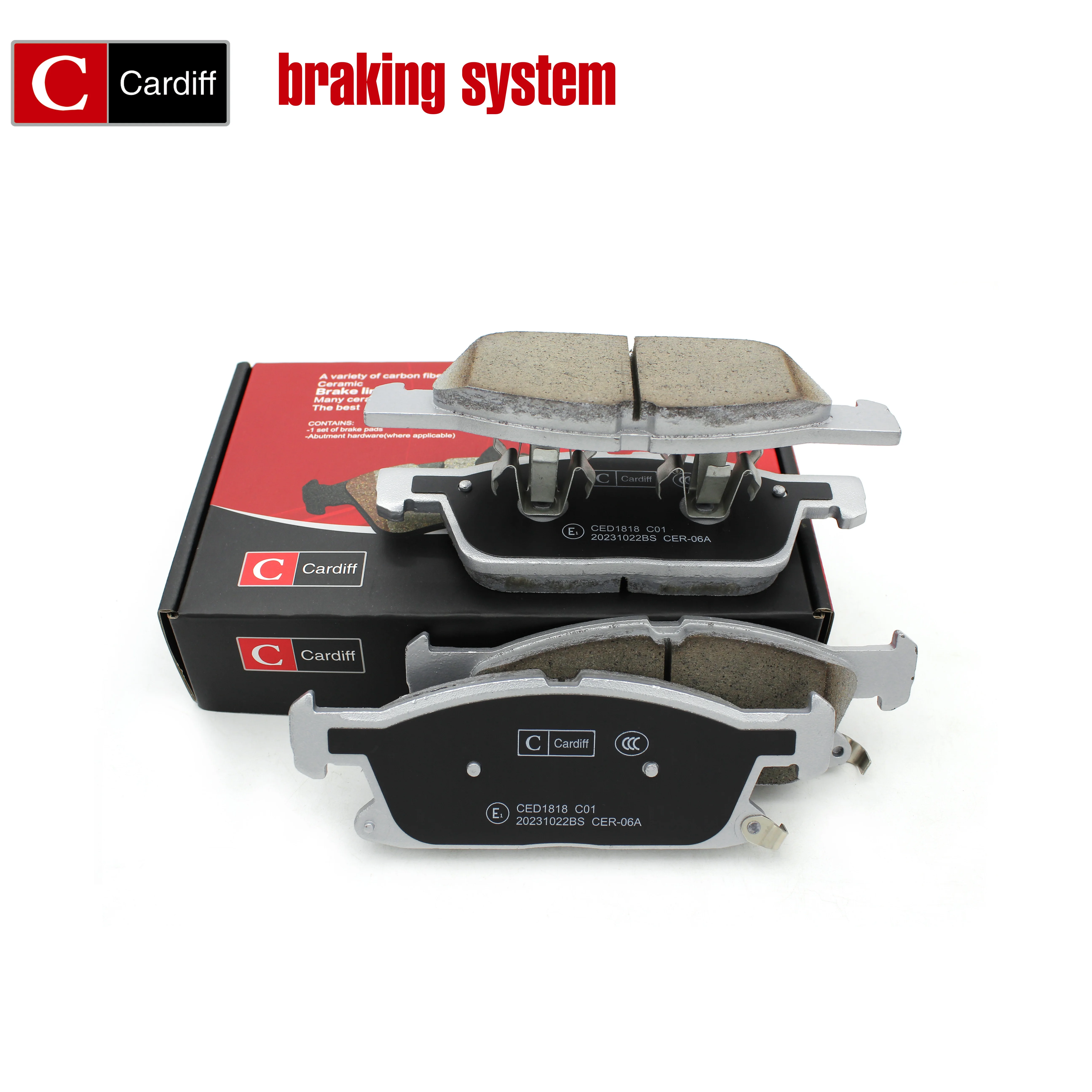 Cardiff Brake Pad CED1818 Suitable For ChangAn CS95 Big calipers Front Brake Pad
Cardiff Brake Pad CED1818 Suitable For ChangAn CS95 Big calipers Front Brake Pad
