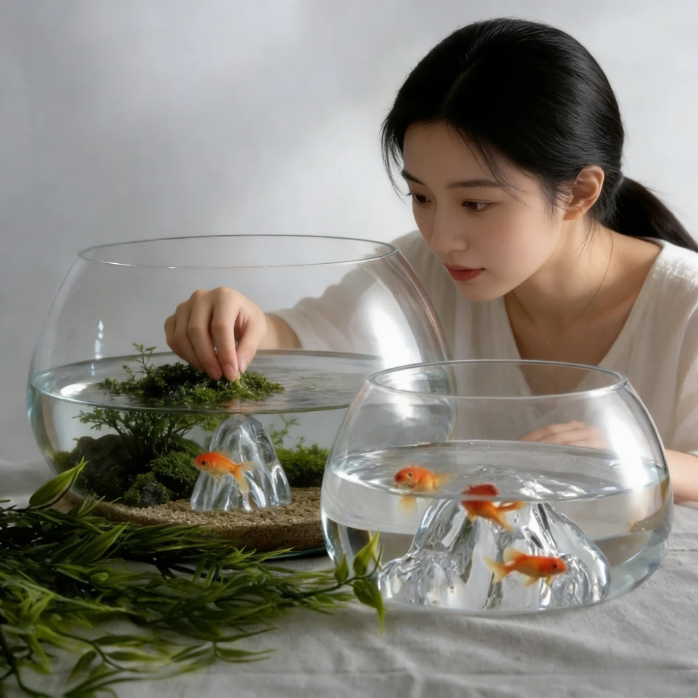 Креативный аквариум в форме айсберга, прозрачные толстые стены, круглый аквариум для гостиной, домашнего офиса, для использования на улице.
Креативный аквариум в форме айсберга, прозрачные толстые стены, круглый аквариум для гостиной, домашнего офиса, для использования на улице.