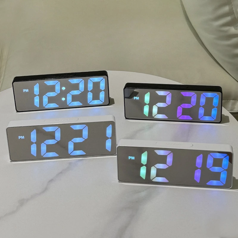LED Mirror Electronic Alarm Clock USB Battery Dual-purpose Intelligent Voice Clock Student Alarm Clock
LED Mirror Electronic Alarm Clock USB Battery Dual-purpose Intelligent Voice Clock Student Alarm Clock