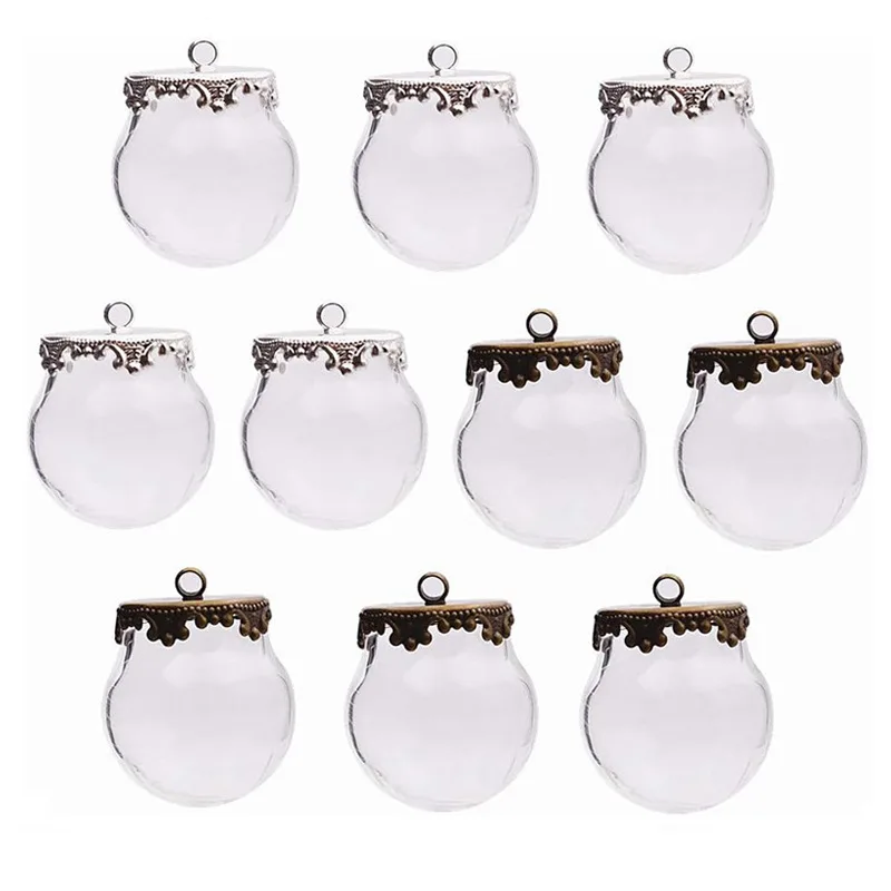 20sets/lot 25*15 20*15mm Round Clear Glass Globe Orb with crown tray Jewelry findings set Wishing glass bubble DIY vial pendant
20sets/lot 25*15 20*15mm Round Clear Glass Globe Orb with crown tray Jewelry findings set Wishing glass bubble DIY vial pendant