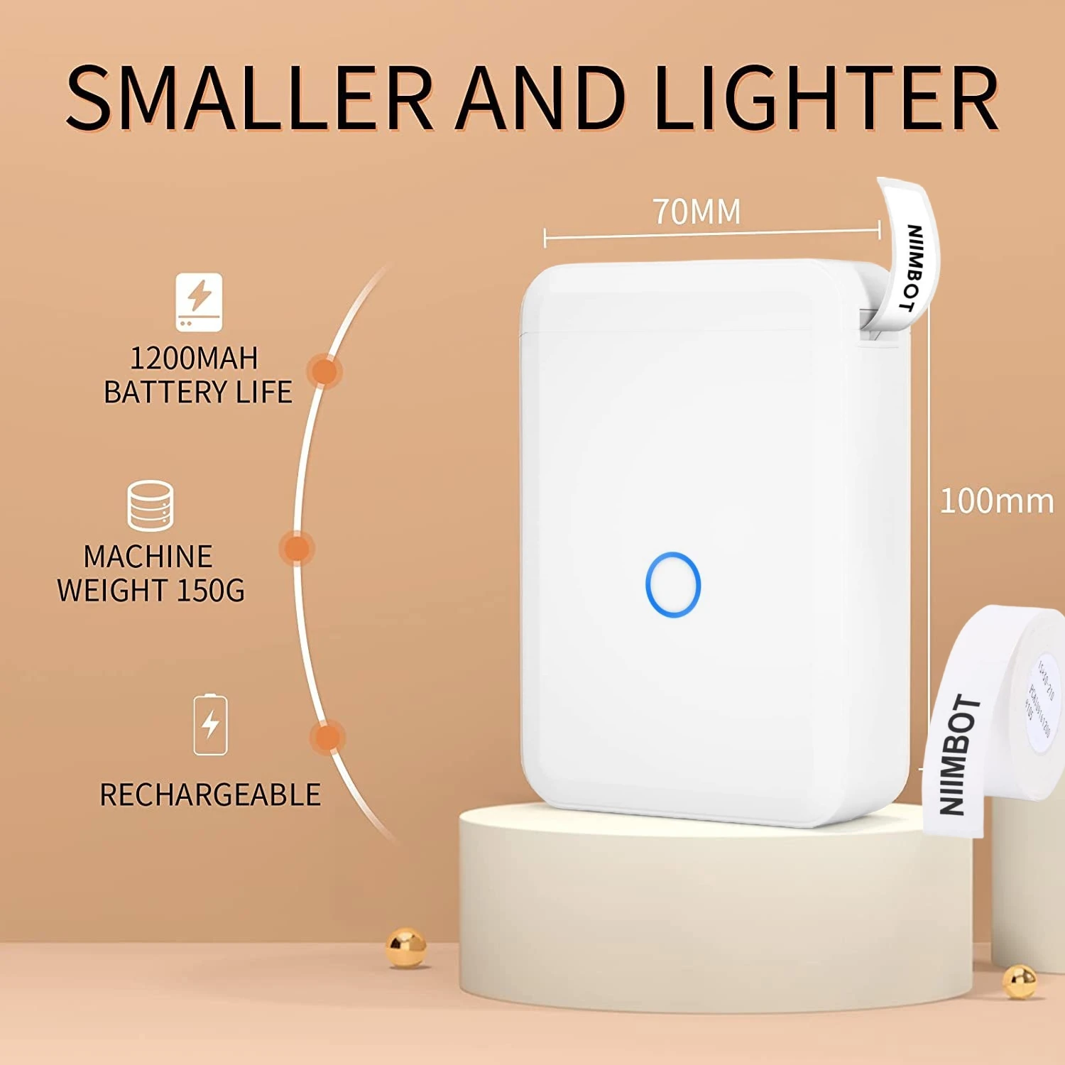 Портативный мини-термопринтер, клейкая наклейка, код этикетки, ценник, маркер, печать, беспроводной Bluetooth, без lnk, Niimbot D110 
Портативный мини-термопринтер, клейкая наклейка, код этикетки, ценник, маркер, печать, беспроводной Bluetooth, без lnk, Niimbot D110