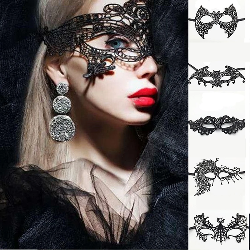 Halloween Masquerade Mask Nightclub Queen Eye Mask Hollow Lace Masquerade Face Mask Sexy Women's Cosplay Prom Party Props
Halloween Masquerade Mask Nightclub Queen Eye Mask Hollow Lace Masquerade Face Mask Sexy Women's Cosplay Prom Party Props