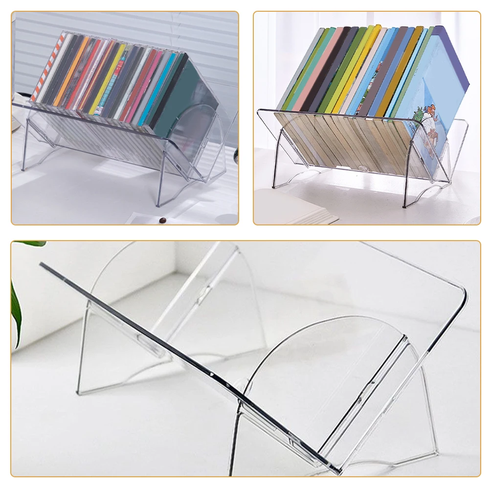 Clear Desktop Bookshelf Transparent Book Storage Rack Multifunctional Magazine Organizer File Stand Simple Assembly Detachable
Clear Desktop Bookshelf Transparent Book Storage Rack Multifunctional Magazine Organizer File Stand Simple Assembly Detachable
