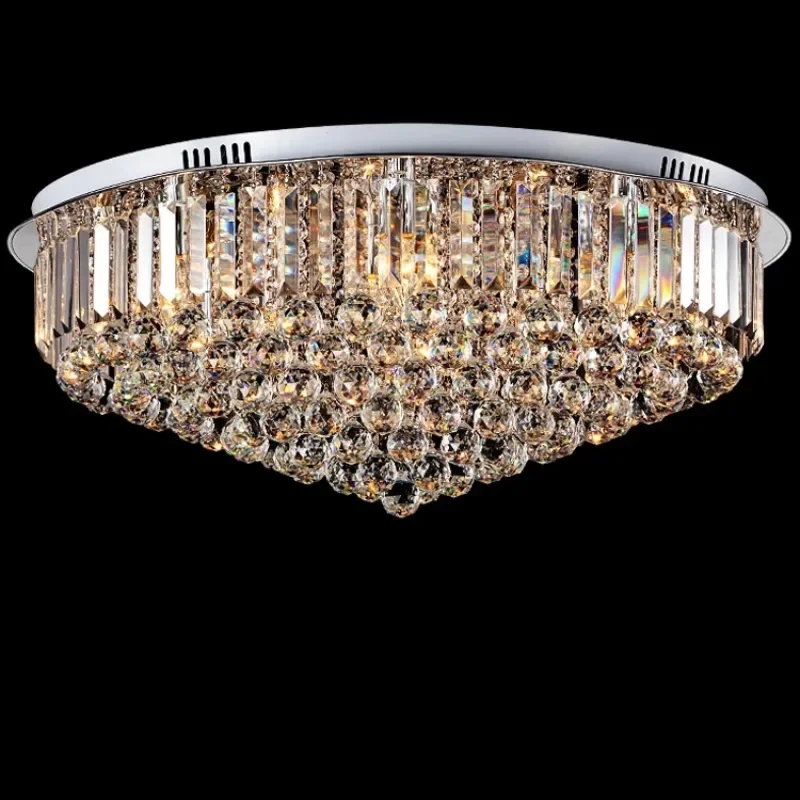 Light Luxury Crystal Ceiling Light Modern Simple Living Room Light Master Bedroom Atmosphere New High-end Lamps
Light Luxury Crystal Ceiling Light Modern Simple Living Room Light Master Bedroom Atmosphere New High-end Lamps