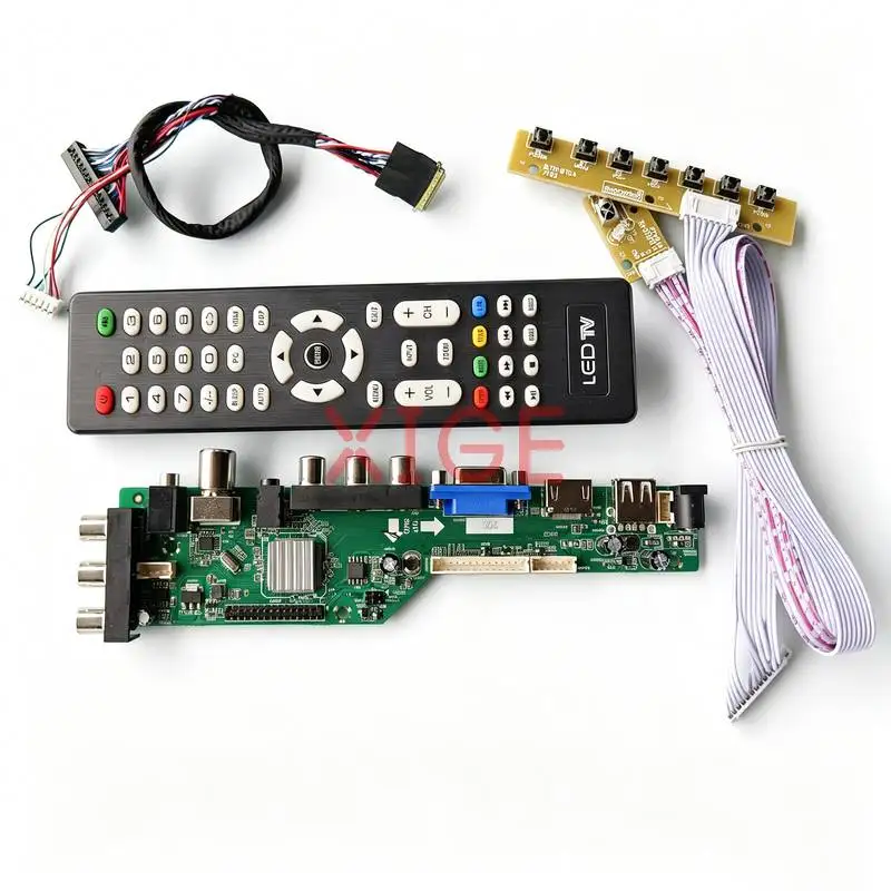 Drive Board Fit LTN121AT11 LTN133AT16 B101EW05 HSD101PWW1 1280x800 Laptop Screen 1280*800 40Pin LVDS HDMI/VGA/AV/USB/DVB Kit DIY
Drive Board Fit LTN121AT11 LTN133AT16 B101EW05 HSD101PWW1 1280x800 Laptop Screen 1280*800 40Pin LVDS HDMI/VGA/AV/USB/DVB Kit DIY