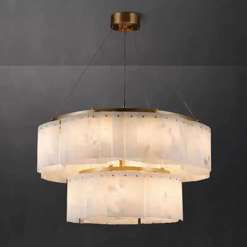 Full Copper Spanish Natural Marble Living Room Chandelier Modern Light Luxury Study Dining Room Villa Balcony Lighting Fixtures
Full Copper Spanish Natural Marble Living Room Chandelier Modern Light Luxury Study Dining Room Villa Balcony Lighting Fixtures