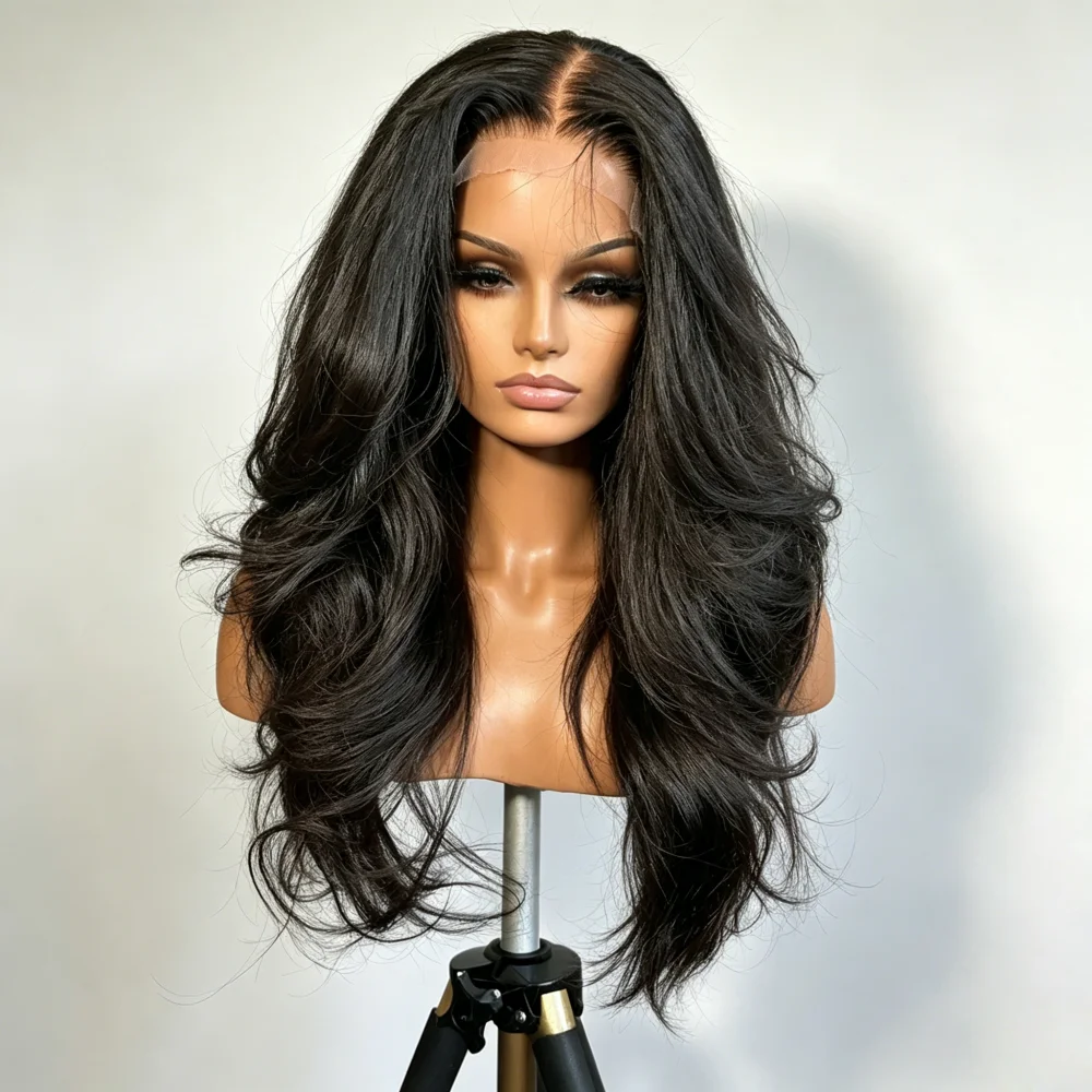 Black Yaki Body Wave Preplucked 13x4 Lace Front Wig Women's Natural Hairline Synthetic Baby Hair Wig
Black Yaki Body Wave Preplucked 13x4 Lace Front Wig Women's Natural Hairline Synthetic Baby Hair Wig
