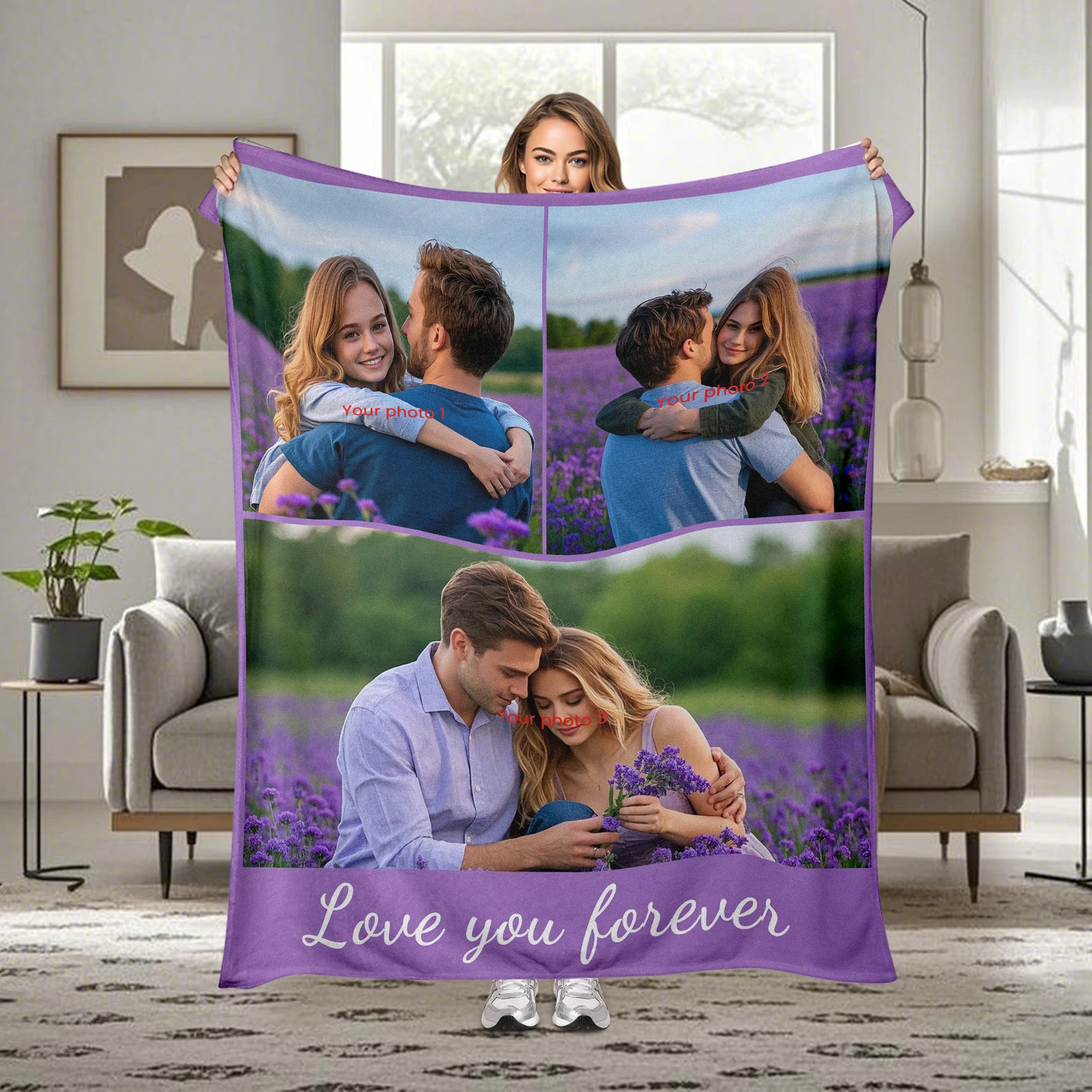 Customizable Valentine Flannel Blanket With Romantic Design, Soft And Cozy For Couples And Special Moments
Customizable Valentine Flannel Blanket With Romantic Design, Soft And Cozy For Couples And Special Moments