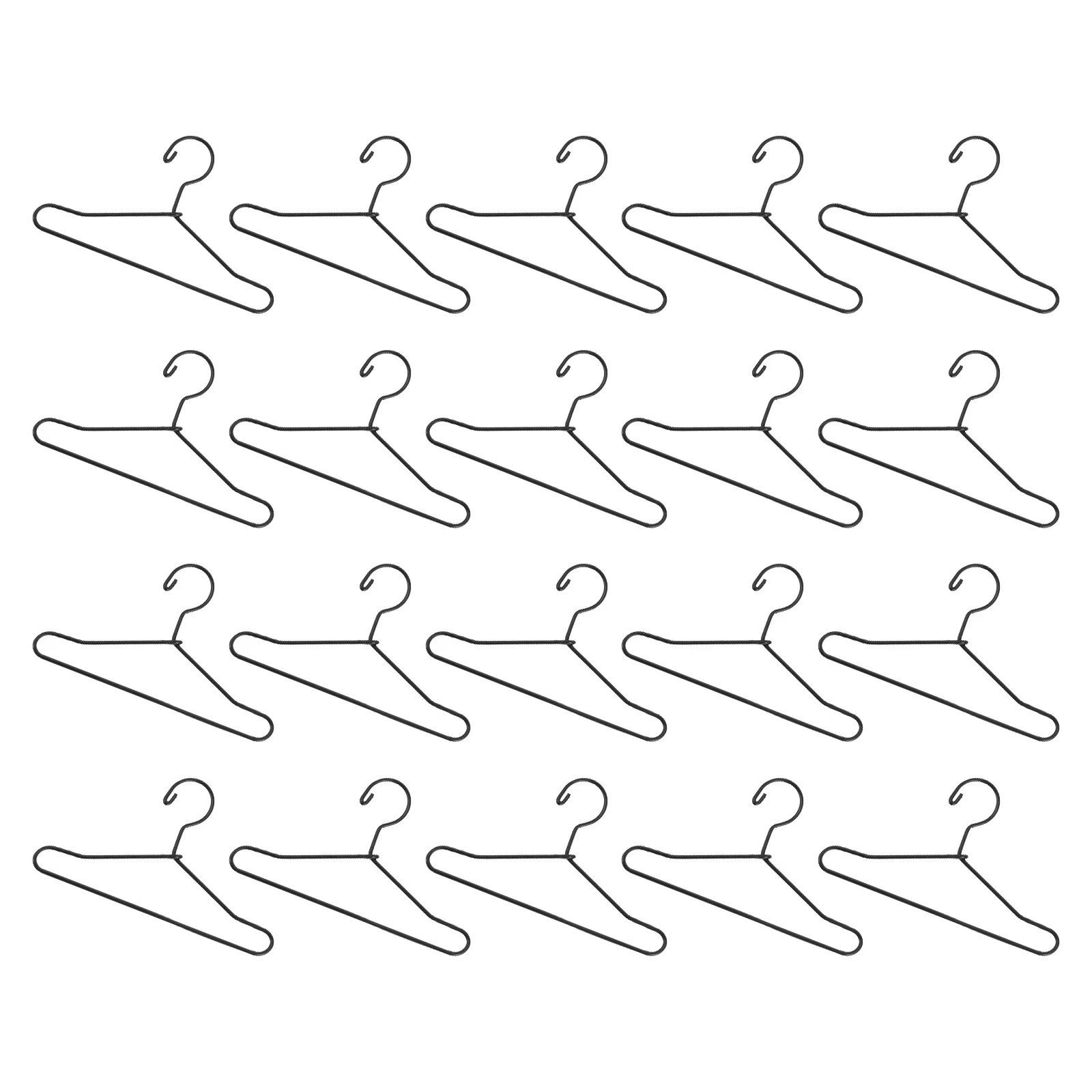 20 Pcs Hanger Clothes Metal Small Dolls Coat Holder Dress Organizer Clothing Rack White Mini
20 Pcs Hanger Clothes Metal Small Dolls Coat Holder Dress Organizer Clothing Rack White Mini