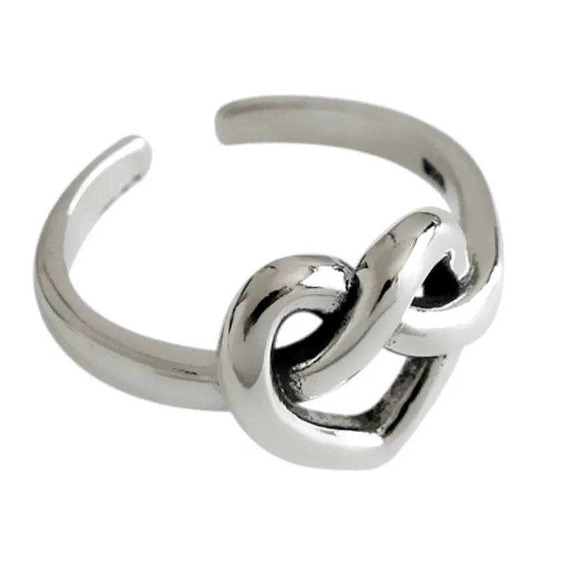 925 Sterling Silver Tie a Knot Heart Rings For Women Ladies Engagement Luxury Jewelry Accessories Jewellery Money 925
925 Sterling Silver Tie a Knot Heart Rings For Women Ladies Engagement Luxury Jewelry Accessories Jewellery Money 925