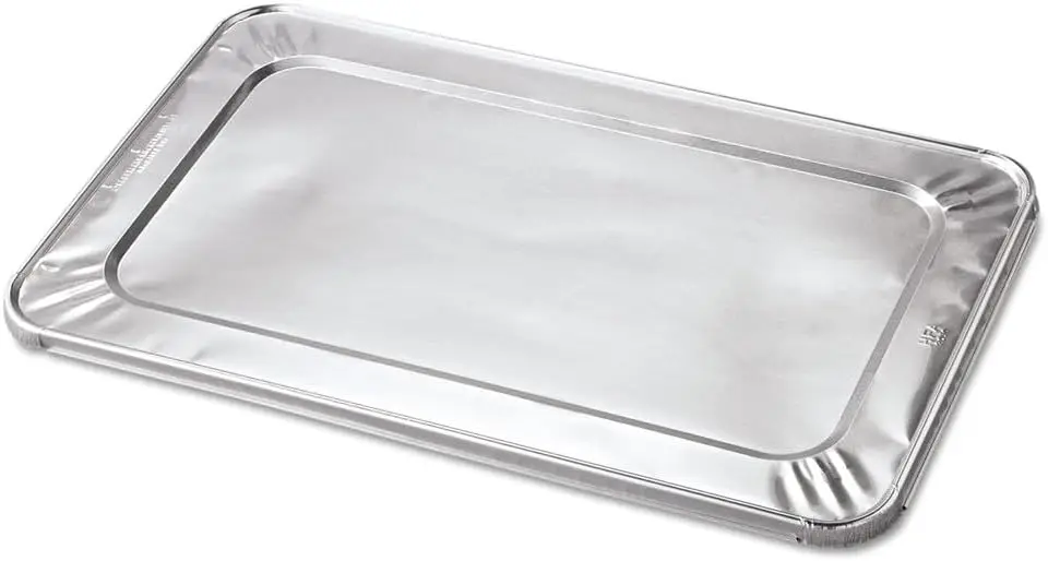 Steam Table Pan Foil Lids, Full-Size, 20 13/16" x 12", Aluminum, Case of 50
Steam Table Pan Foil Lids, Full-Size, 20 13/16" x 12", Aluminum, Case of 50