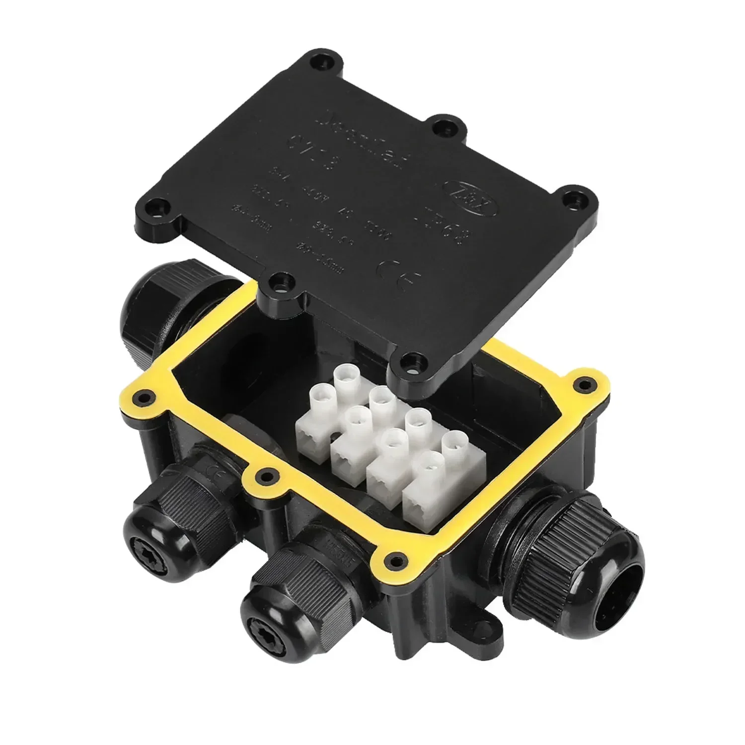 4 Wege Wasserdichte Abzweygose Verteilerdose Anschlussdose IP68 450 В 24 А Поставки электрооборудования Аксессуары
4 Wege Wasserdichte Abzweygose Verteilerdose Anschlussdose IP68 450 В 24 А Поставки электрооборудования Аксессуары