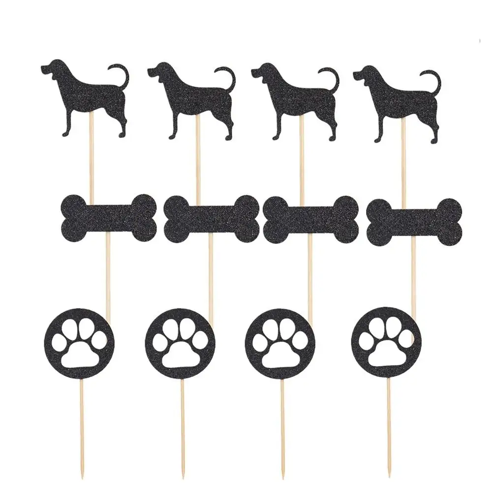 12 Pcs Dog Cake Topper Footprint Dessert Decor Birthday Party Bamboo Bone Picks for Cupcakes Fruits Safe Creative
12 Pcs Dog Cake Topper Footprint Dessert Decor Birthday Party Bamboo Bone Picks for Cupcakes Fruits Safe Creative