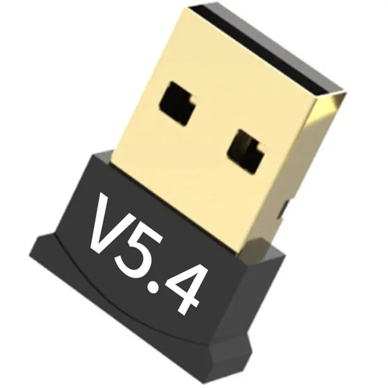 New!Mini USB Wireless Receiver Transmitter USB Bluetooth 5.4 Adapter Audio Dongle Adapter For PC Laptop Driver Free