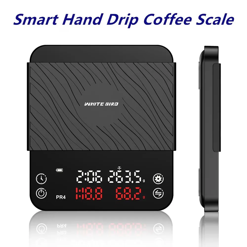 2kg 0.1g Digital Smart Drip Coffee Scale Timer Weighing Double-row Display Weight with Timer Household Drip Kitchen Scales
2kg 0.1g Digital Smart Drip Coffee Scale Timer Weighing Double-row Display Weight with Timer Household Drip Kitchen Scales