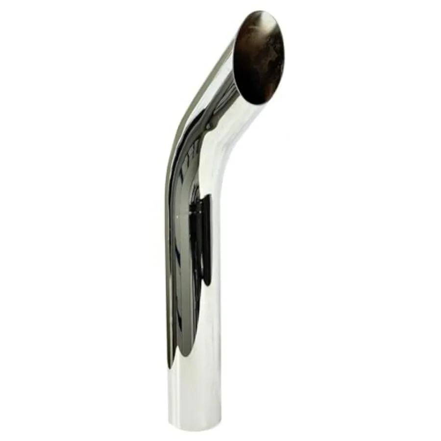 5 O.D. Chrome Bullhorn Exhaust Stack Pipe - 36 Long Automotive Exhaust System Chrome Finish Durable Stainless Steel High-Perfor
5 O.D. Chrome Bullhorn Exhaust Stack Pipe - 36 Long Automotive Exhaust System Chrome Finish Durable Stainless Steel High-Perfor
