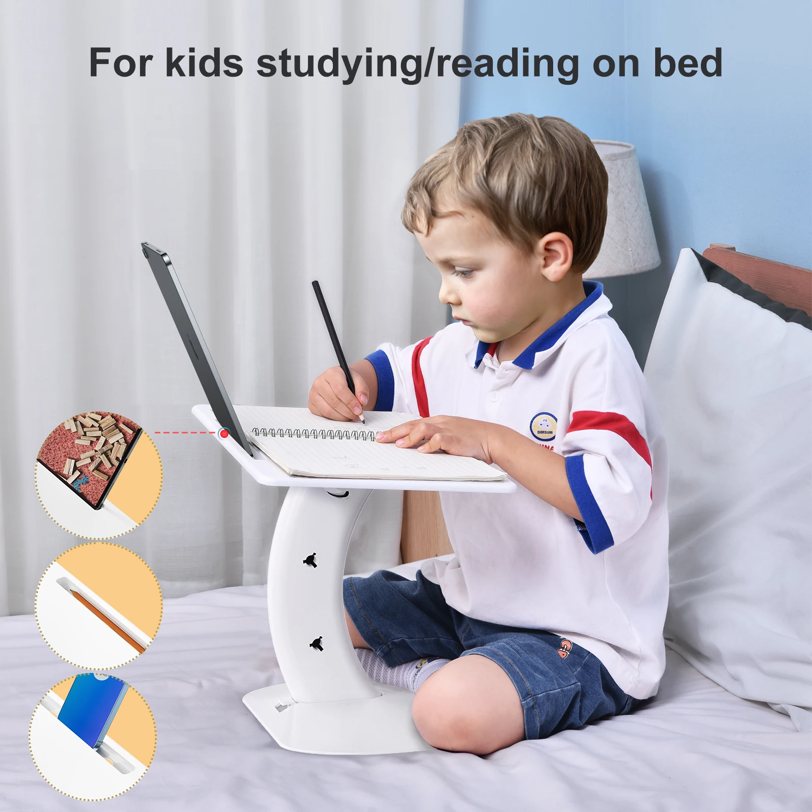 Eary Laptop Stand for Desk Kids Reading Stand Page Clips Tablet Holder Computer Riser for Macbook Notebook Portable Stable Base
Eary Laptop Stand for Desk Kids Reading Stand Page Clips Tablet Holder Computer Riser for Macbook Notebook Portable Stable Base