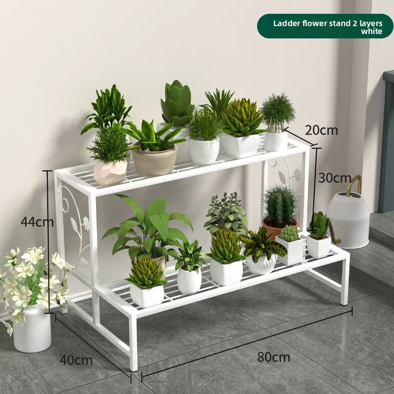 Factory Wrought Iron Flower Rack Balcony Shelf Flower Pot Rack Living Room Multi-layer Plant Storage
Factory Wrought Iron Flower Rack Balcony Shelf Flower Pot Rack Living Room Multi-layer Plant Storage