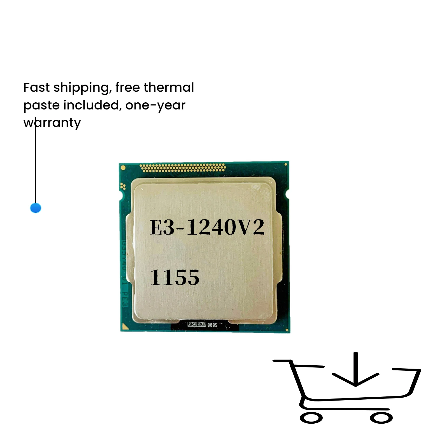 Xeon E3 1240 v2 E3-1240v2 E3 1240 v2 3.4 GHz Quad-Core CPU Processor 8M 69W LGA 1155
Xeon E3 1240 v2 E3-1240v2 E3 1240 v2 3.4 GHz Quad-Core CPU Processor 8M 69W LGA 1155