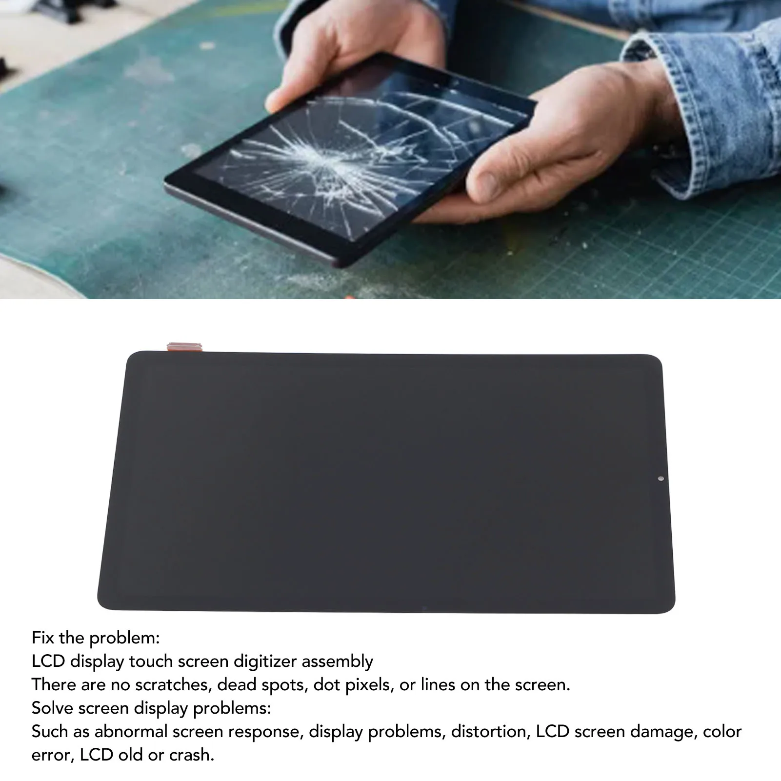 LCD Display Digitizer Assembly for Galaxy Tab S6 Lite P610 P615 Tablet Black Tablet LCD Display Tablet LCD Screen
LCD Display Digitizer Assembly for Galaxy Tab S6 Lite P610 P615 Tablet Black Tablet LCD Display Tablet LCD Screen