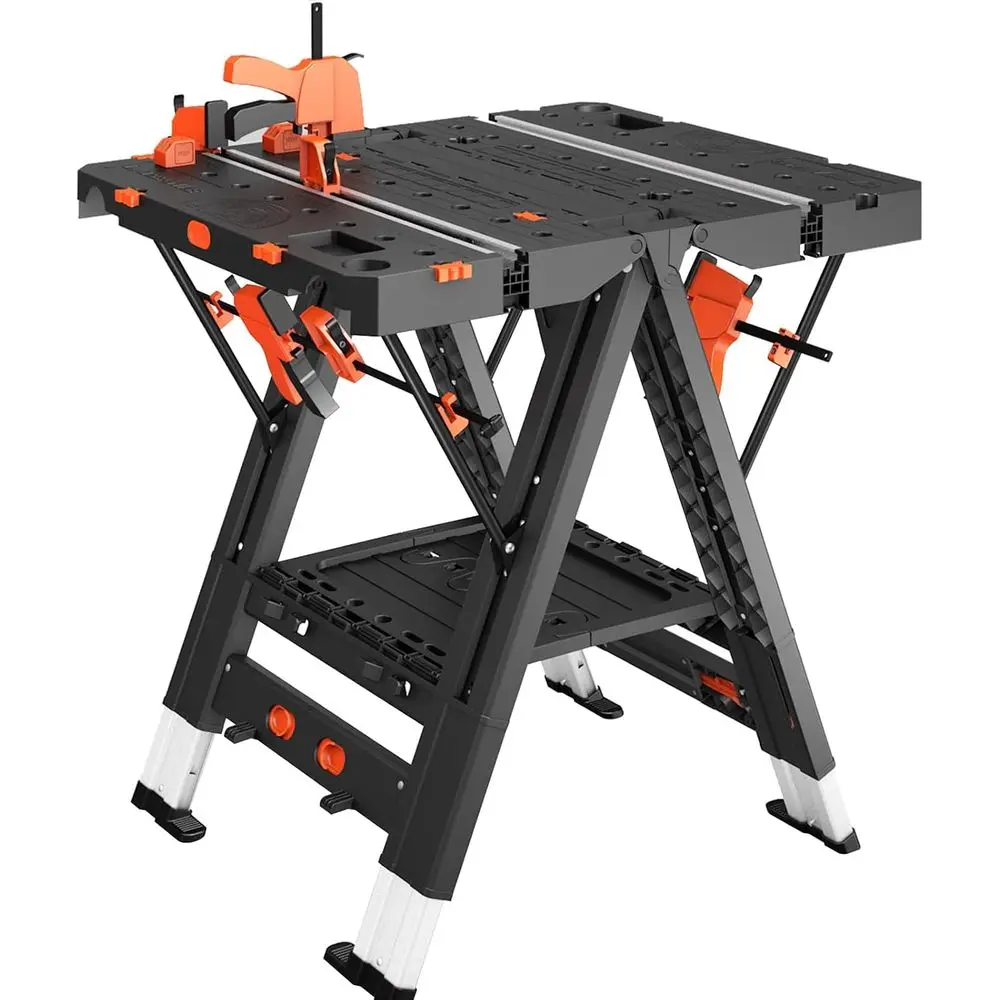 Height-Adjustable 2-in-1 Portable Work Table, 31x25x32, with 4 Clamps, 4 Conting Blocks, 2 Limit Blocks
Height-Adjustable 2-in-1 Portable Work Table, 31x25x32, with 4 Clamps, 4 Conting Blocks, 2 Limit Blocks
