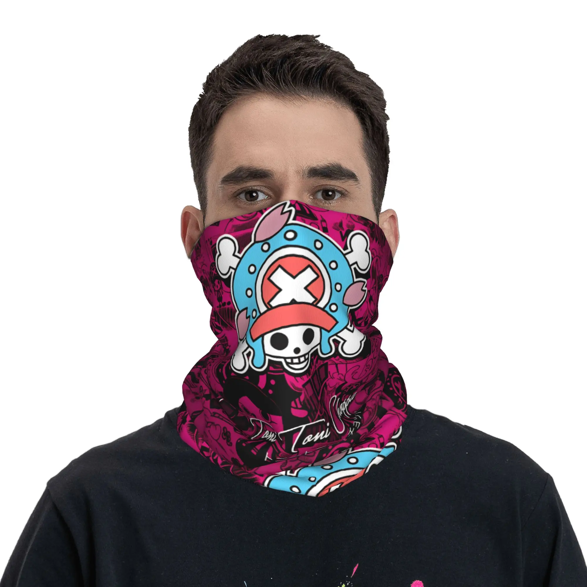 One P-Pieces Tonys Choppers Bandana Neck Gaiter Windproof Face Scarf Cover Cartoon Deer Adventure Comic Headband Tube Balaclava
One P-Pieces Tonys Choppers Bandana Neck Gaiter Windproof Face Scarf Cover Cartoon Deer Adventure Comic Headband Tube Balaclava