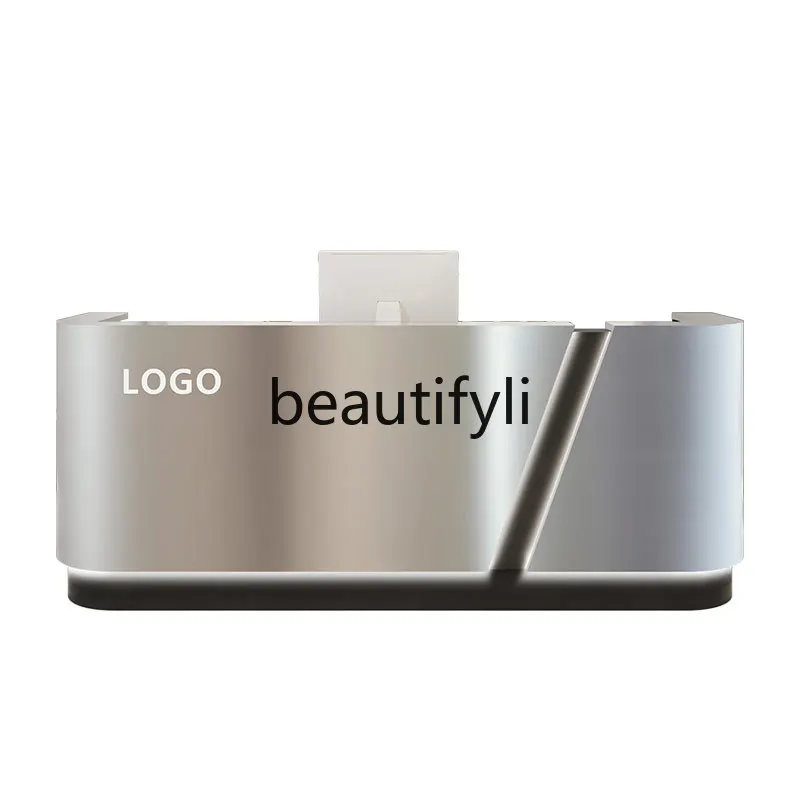 Light luxury stainless steel checkout page Clothing hairdresser Small bar table Beauty salon Reception desk
Light luxury stainless steel checkout page Clothing hairdresser Small bar table Beauty salon Reception desk