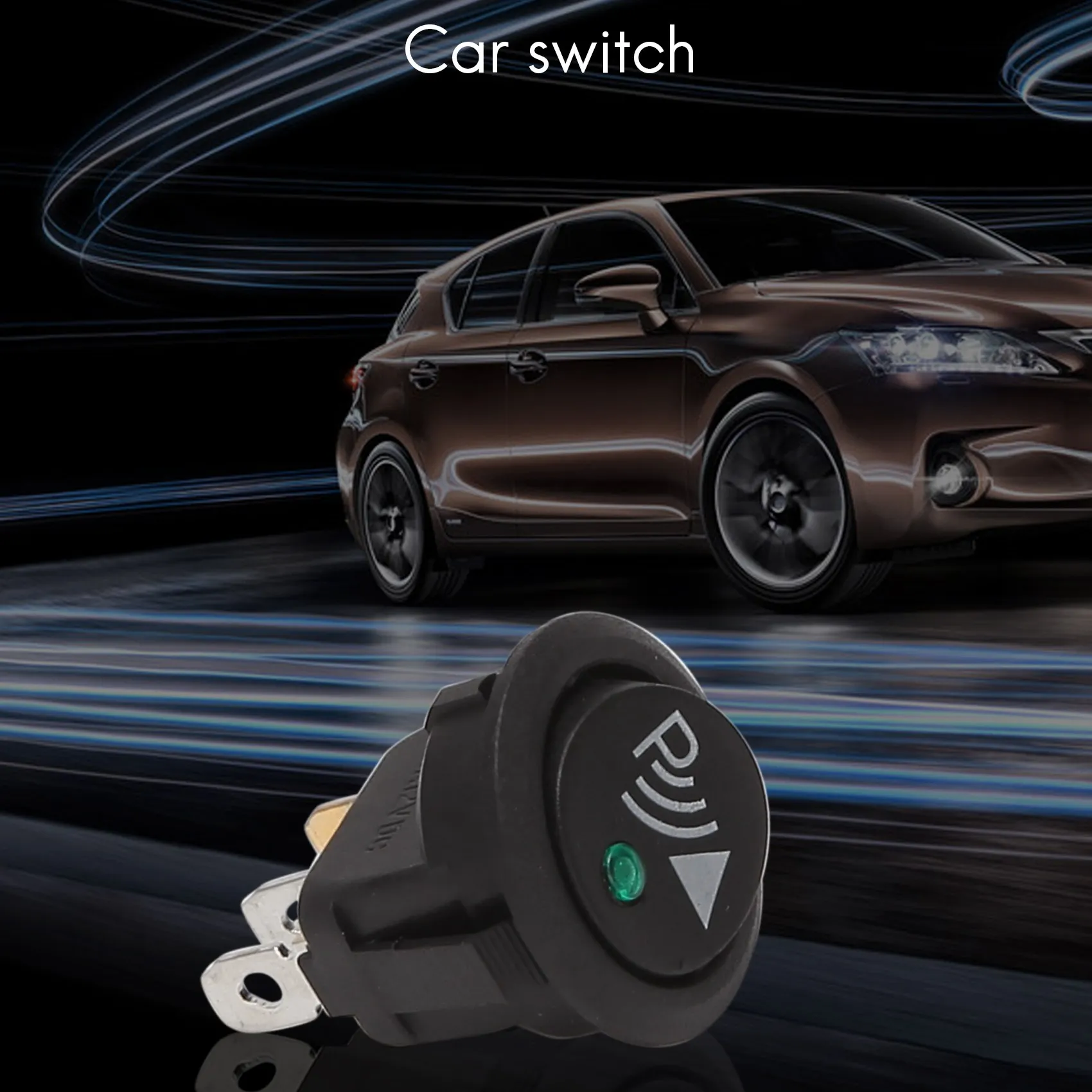 Round 3 Pin Rocker / Parking Off Switch Front Rear Walking Sensor
Round 3 Pin Rocker / Parking Off Switch Front Rear Walking Sensor