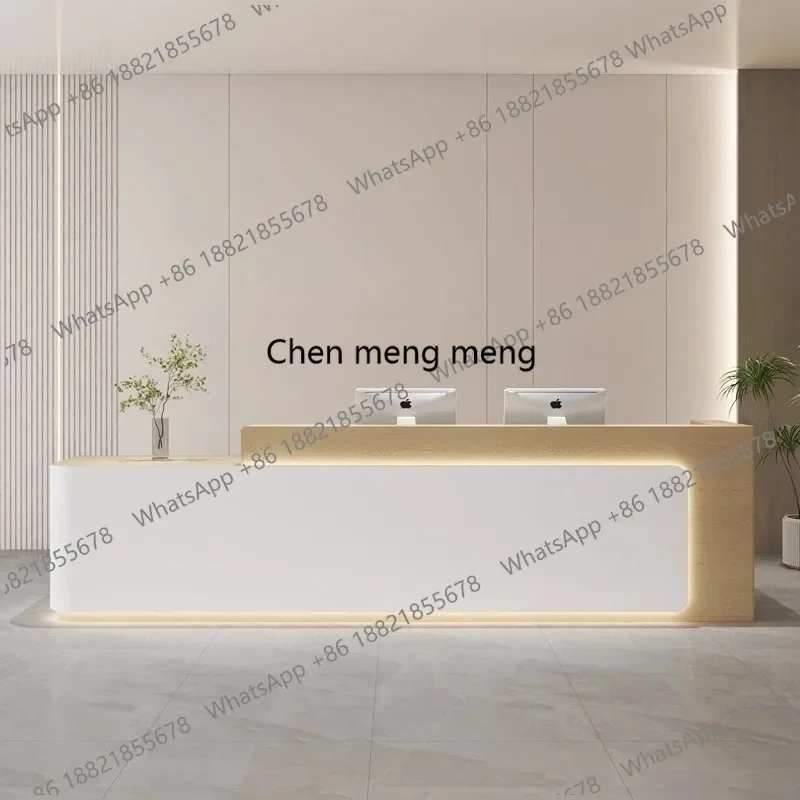 EE182 Nordic Cream Style Reception Desks Modern Design Hotel Beauty Salon Cashier Desk Luxury Office Furniture Atril Conferencia
EE182 Nordic Cream Style Reception Desks Modern Design Hotel Beauty Salon Cashier Desk Luxury Office Furniture Atril Conferencia