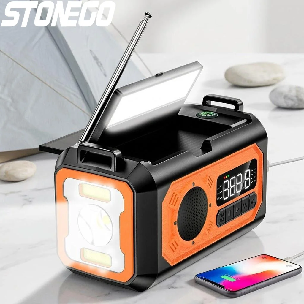 12000mAh Solar Powered Portable Emergency Weather Radio AM FM NOAA Outdoor Camping Reading Light
12000mAh Solar Powered Portable Emergency Weather Radio AM FM NOAA Outdoor Camping Reading Light