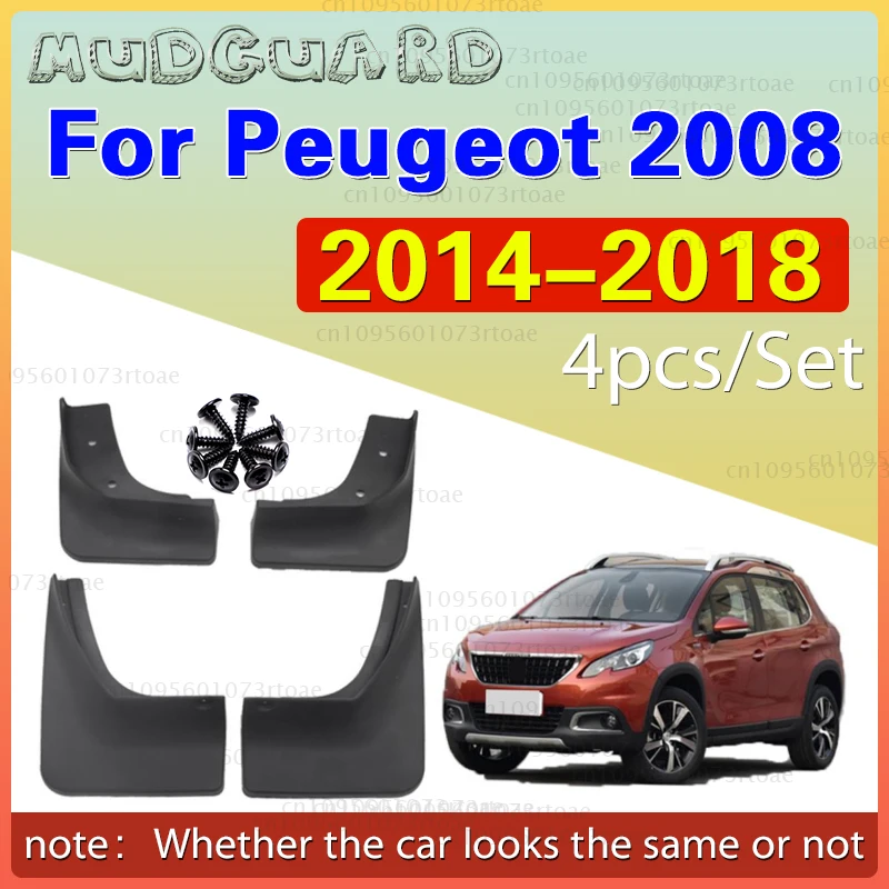 4x Mud Flaps For Peugeot 2008 2014 2015 2016 2017 2018 Mudguards Splash Fender Guard Front Rear Wheels Accessories
4x Mud Flaps For Peugeot 2008 2014 2015 2016 2017 2018 Mudguards Splash Fender Guard Front Rear Wheels Accessories