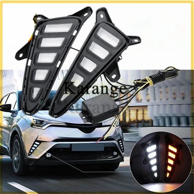 2PCS LED Daytime Running Light For Toyota C-HR CHR 2016 2017 2018 Car Accessories Waterproof ABS 12V DRL Fog Lamp Decoration
2PCS LED Daytime Running Light For Toyota C-HR CHR 2016 2017 2018 Car Accessories Waterproof ABS 12V DRL Fog Lamp Decoration