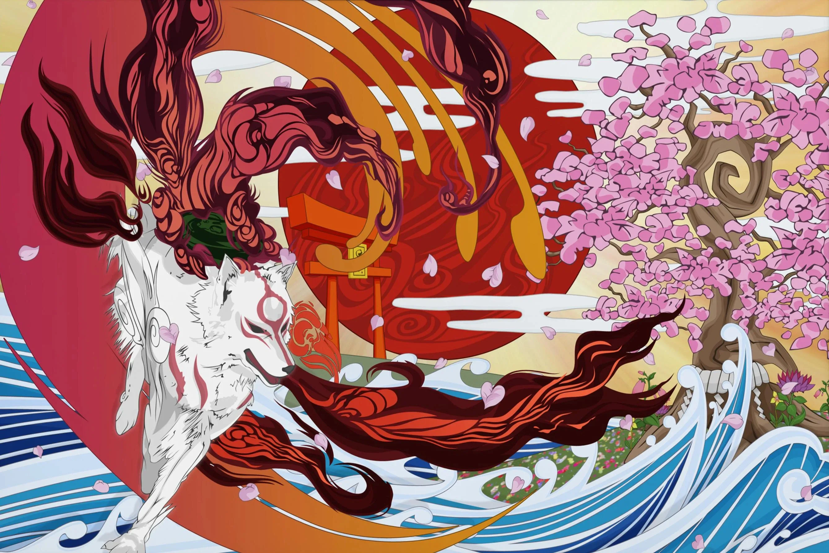 500 PCS Jigsaw Puzzles Okami Japanese Gods Animation Family Activity Games for GameroomBedroom Livingroom Gift
500 PCS Jigsaw Puzzles Okami Japanese Gods Animation Family Activity Games for GameroomBedroom Livingroom Gift