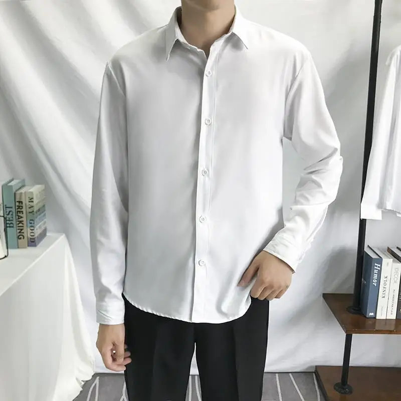 Fashion Business Casual Office Lady Shirt Loose Solid Man Simplicity Button Long Sleeve Spring Summer Thin Men's Clothing 2023
Fashion Business Casual Office Lady Shirt Loose Solid Man Simplicity Button Long Sleeve Spring Summer Thin Men's Clothing 2023