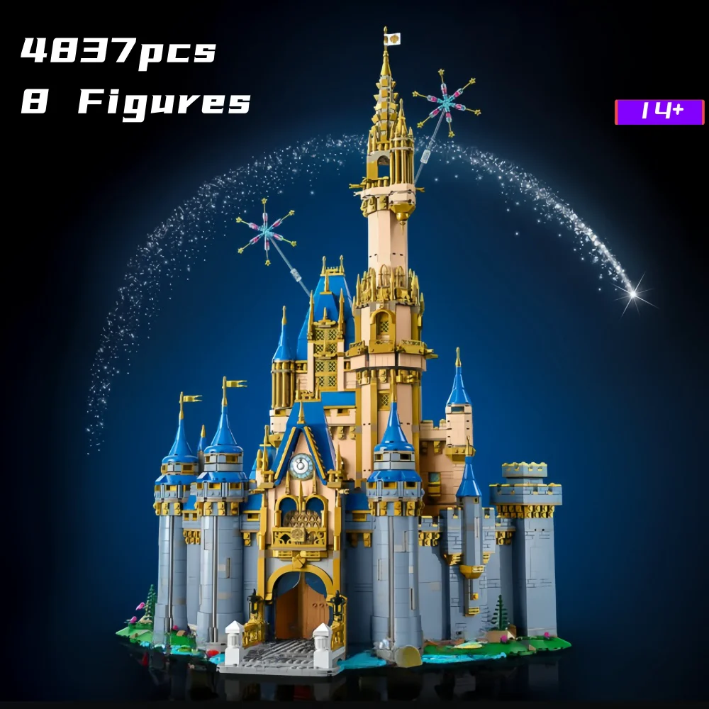 4837pcs Disney Castle and Grounds Building Blocks High Difficulty Adult Assembly Bricks Movies Building Model Toy for Kid Gift
4837pcs Disney Castle and Grounds Building Blocks High Difficulty Adult Assembly Bricks Movies Building Model Toy for Kid Gift