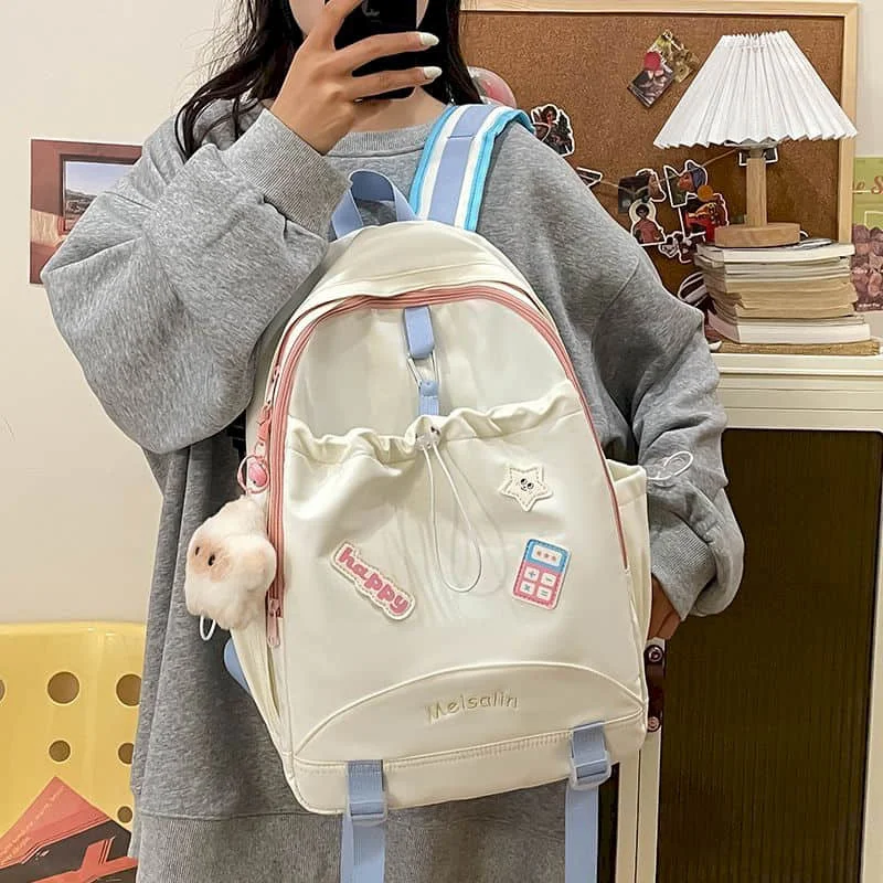 Kawaii рюкзаки личные корейский стиль милые нейлоновые студенческие школьные сумки для девочек универсальные дорожные сумки большой вместимости High Street
Kawaii рюкзаки личные корейский стиль милые нейлоновые студенческие школьные сумки для девочек универсальные дорожные сумки большой вместимости High Street