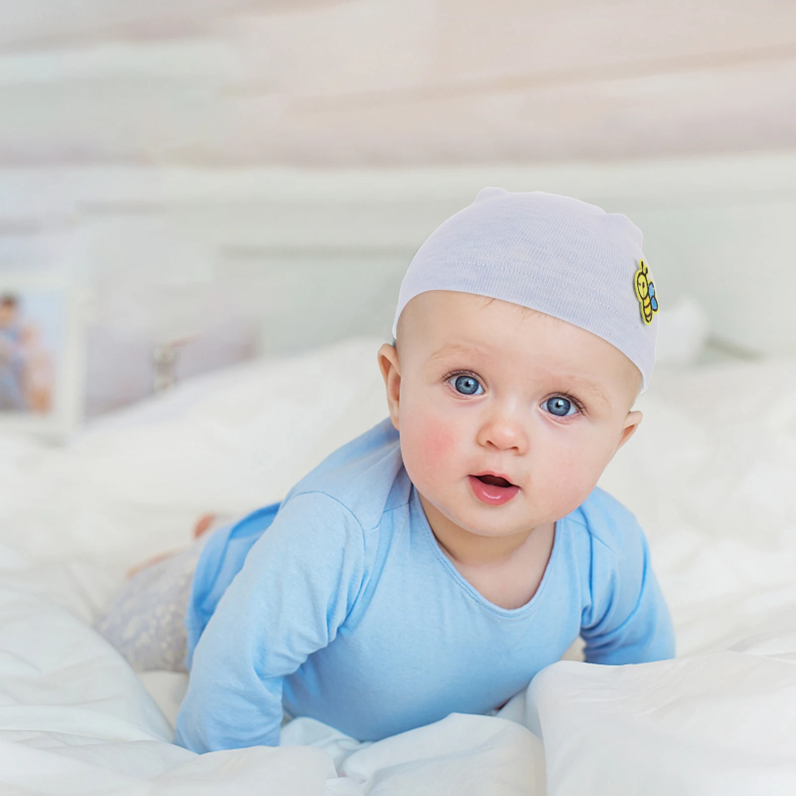 2 Pcs Baby Fetal Lightweight Cotton Caps Breathable Newborn Hats Portable Household Baby Hats Durable Warmth Winter
2 Pcs Baby Fetal Lightweight Cotton Caps Breathable Newborn Hats Portable Household Baby Hats Durable Warmth Winter