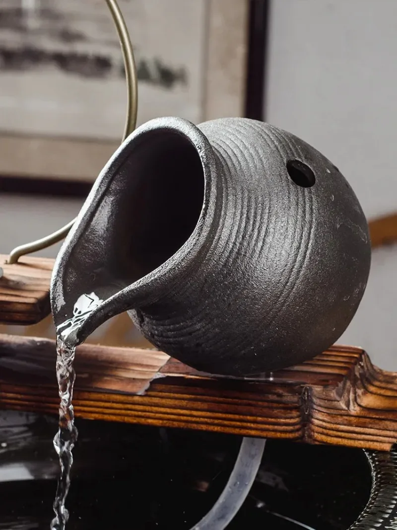 Chinese Ceramic Fish Tank Circulation Trumpet Homemade Fountain Outlet Decorative Ornaments Water Device Rockery Pottery Pot
Chinese Ceramic Fish Tank Circulation Trumpet Homemade Fountain Outlet Decorative Ornaments Water Device Rockery Pottery Pot