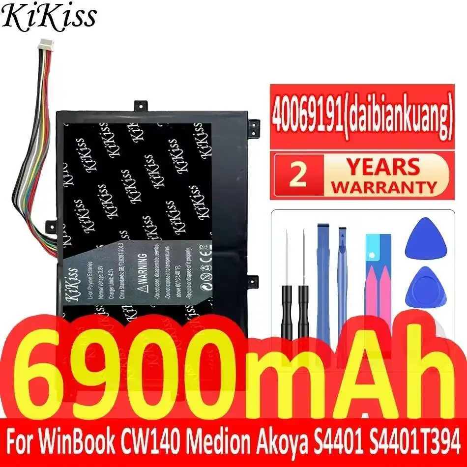 Аккумулятор KiKiss 6900 мАч 40069191 Для WinBook CW140 Medion Akoya S4401 S4401T S4402 S4403 MD61265 MD61325 MD63410 MD61390 MD61394
Аккумулятор KiKiss 6900 мАч 40069191 Для WinBook CW140 Medion Akoya S4401 S4401T S4402 S4403 MD61265 MD61325 MD63410 MD61390 MD61394