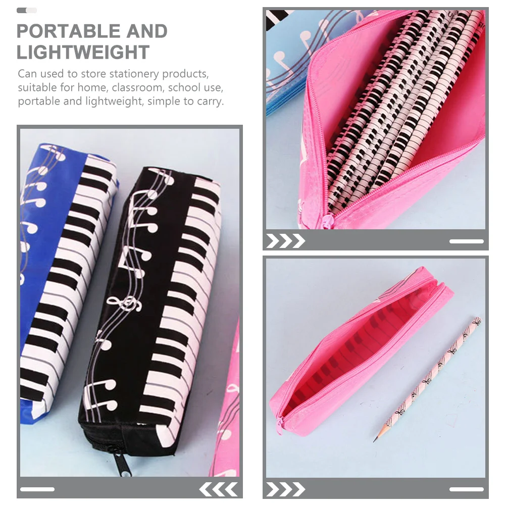 4Pcs Pencil Pouch Piano Pattern Special Pencil Case for Students Music Note Pen Bag Zipper Portable Storage
4Pcs Pencil Pouch Piano Pattern Special Pencil Case for Students Music Note Pen Bag Zipper Portable Storage