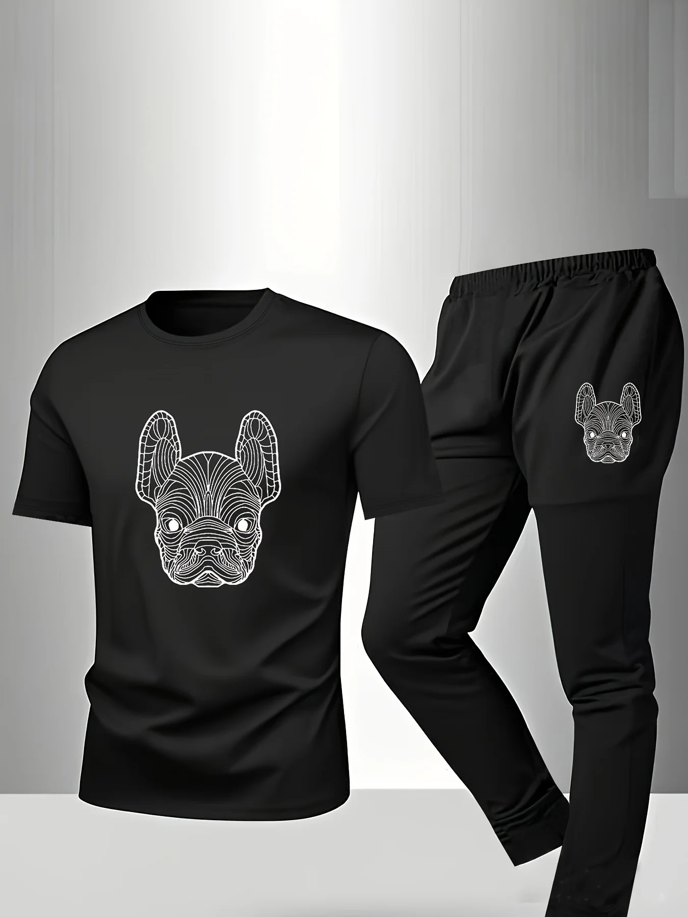 2025 Summer Urban Men's Dog Printed Comfortable and Breathable Round Neck T-shirt Pants Set Outdoor Casual Clothing
2025 Summer Urban Men's Dog Printed Comfortable and Breathable Round Neck T-shirt Pants Set Outdoor Casual Clothing
