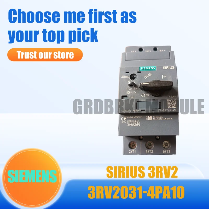 Brand New Original SIEMENS 3RV2031-4PA10 Motor Protection Circuit Breaker 28-36 A
Brand New Original SIEMENS 3RV2031-4PA10 Motor Protection Circuit Breaker 28-36 A