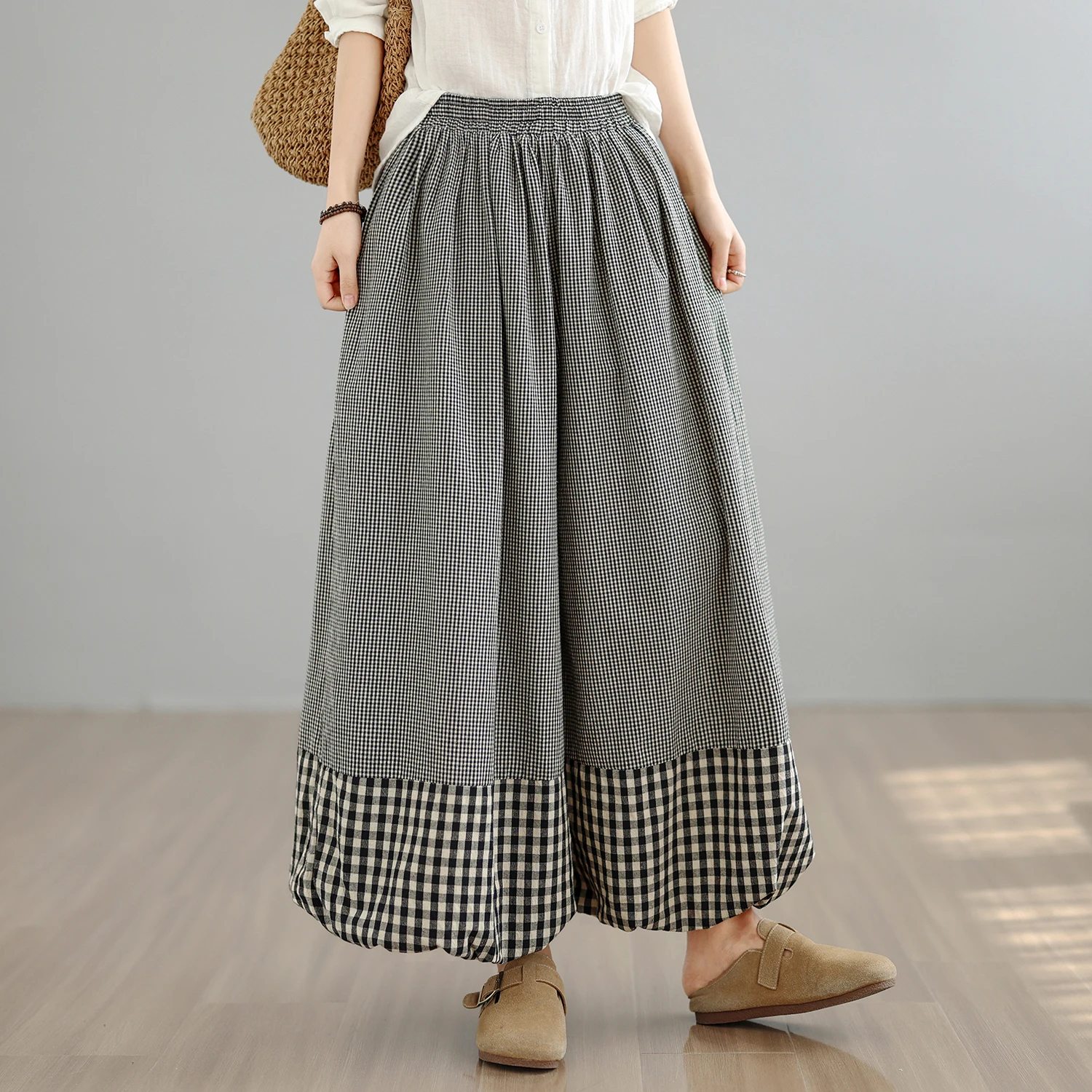 plus Size Casual Pants Women's Spring Loose Slimming Wide Leg Plaid Floral Print Comfortable Fit High Waist Trousers
plus Size Casual Pants Women's Spring Loose Slimming Wide Leg Plaid Floral Print Comfortable Fit High Waist Trousers