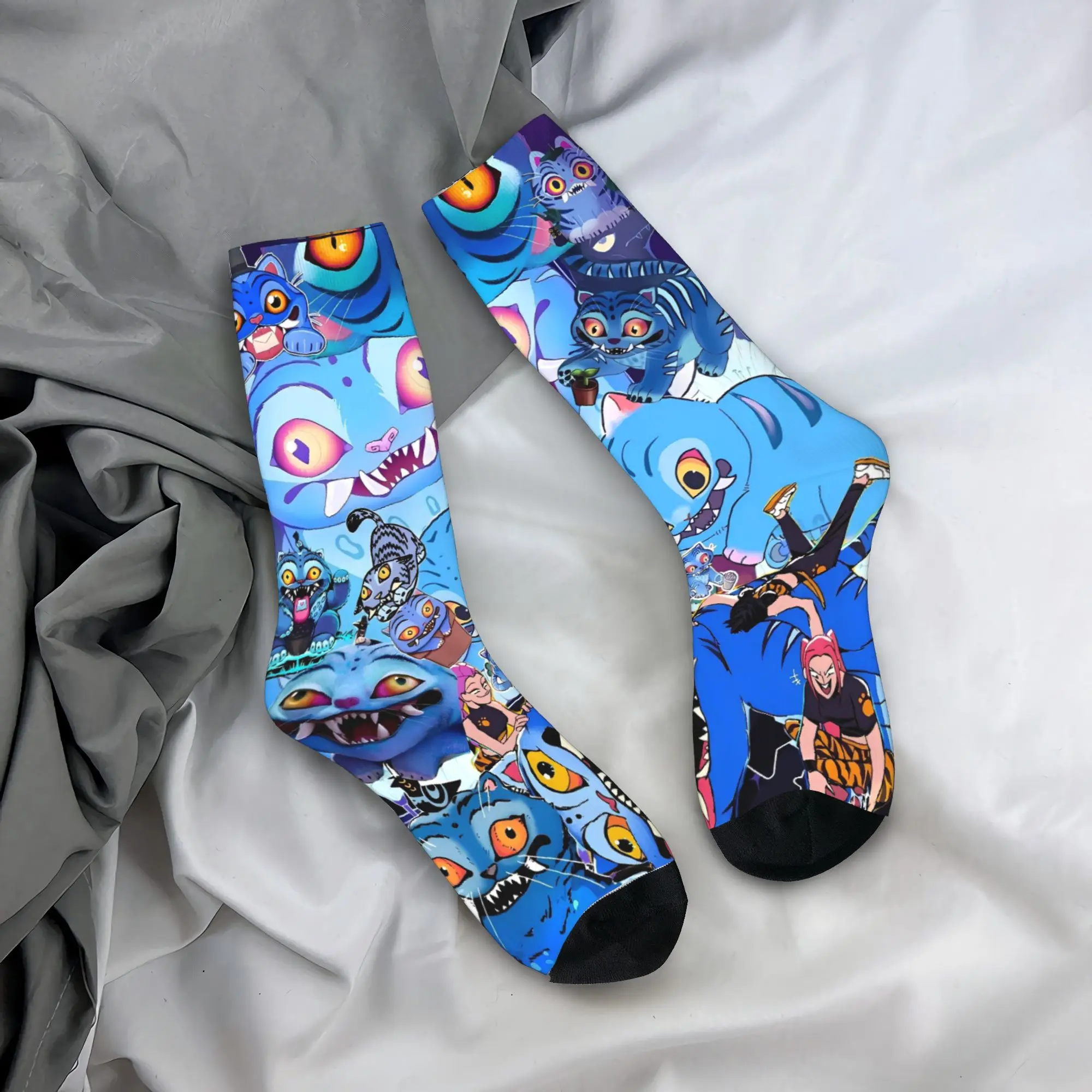 Аниме Kpop Demon Hunters Derpy Tiger Stockings Повседневные носки с принтом Зимние нескользящие носки Мужские удобные носки для велоспорта
Аниме Kpop Demon Hunters Derpy Tiger Stockings Повседневные носки с принтом Зимние нескользящие носки Мужские удобные носки для велоспорта